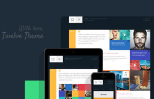 Zwölf - Originales und kreatives WordPress-Vorlage