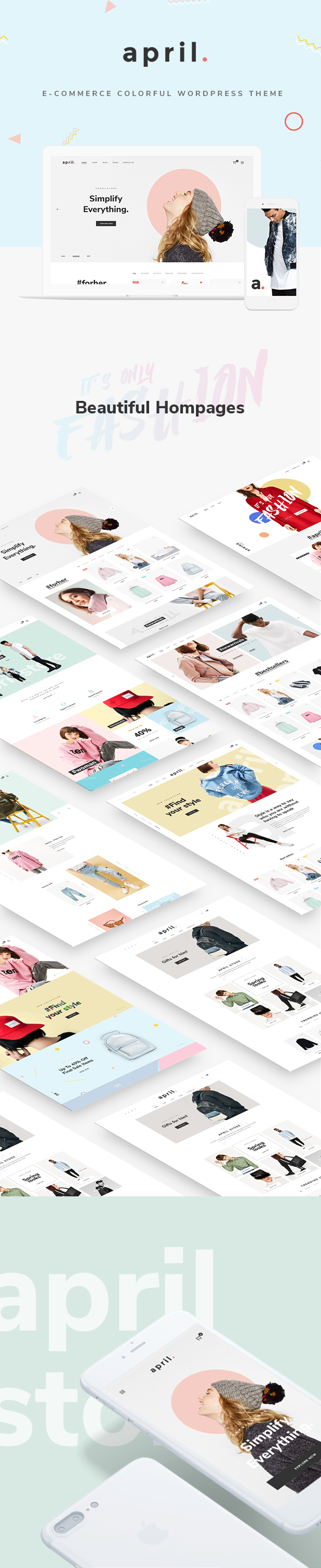 APRIL - Wunderbare Mode WooCommerce WordPress Vorlage - 23