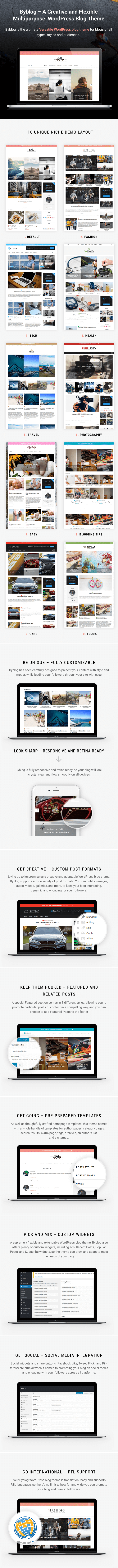 Byblog - Responsives WordPress Blog Layout - 4