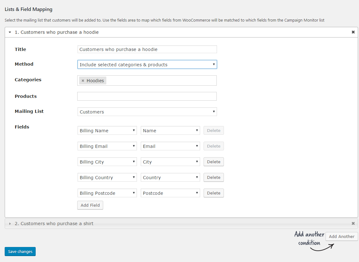 WooCommerce Checkout-Newsletter - Kampagnenmonitor