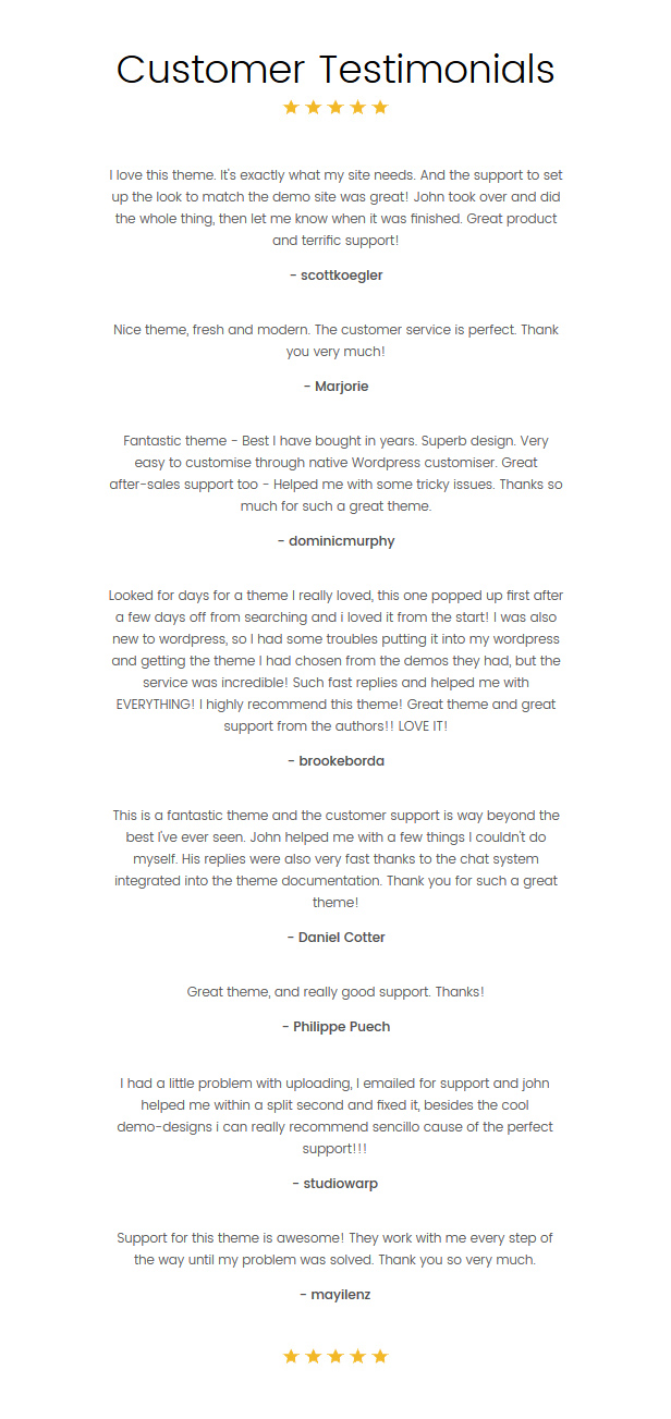 SENCILLO - Kreatives Portfolio / Blog / Persönliches WordPress-Layout - 5