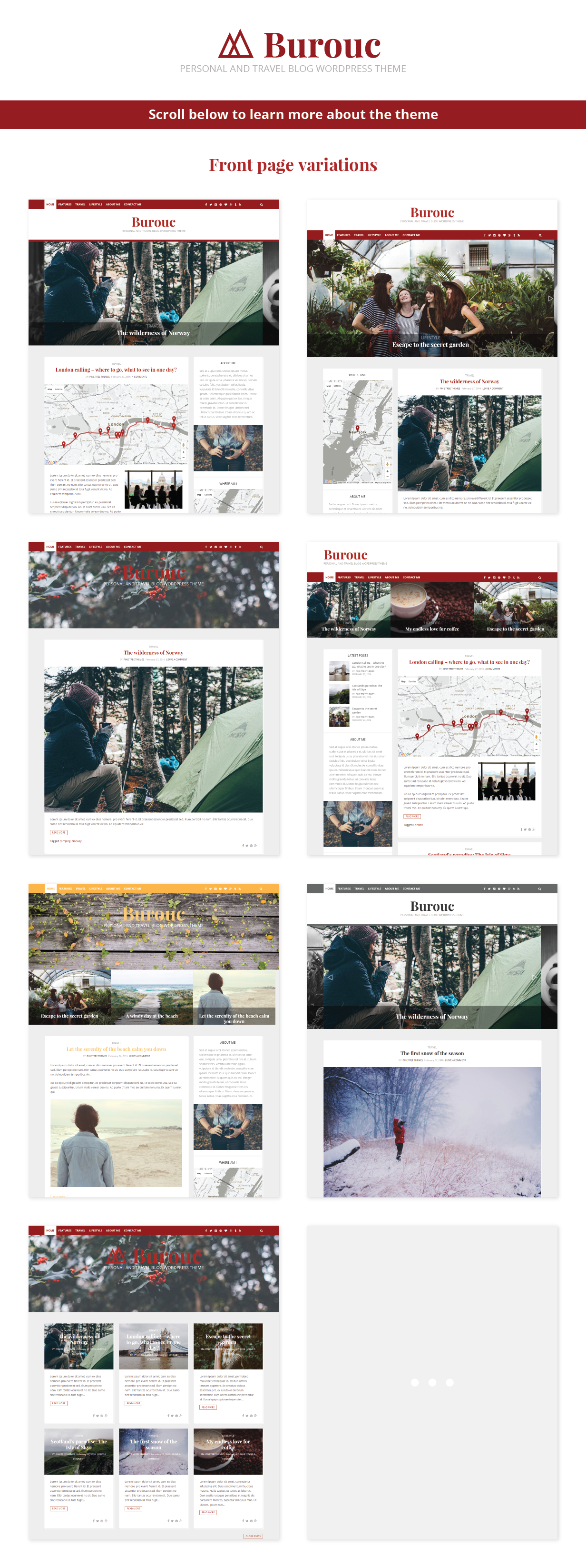 Burouc - Blog zum persönlichen und Reiseblog WordPress - 1