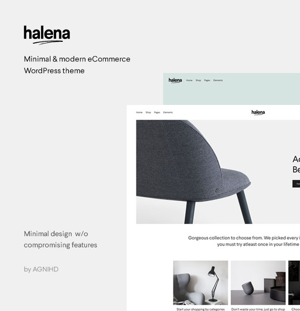 Halena | Minimales und modernes eCommerce-WordPress-Template - 2