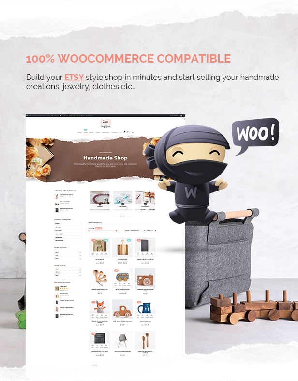 Zass - WooCommerce Layout für handgefertigte Künstler und Kunsthandwerker - 3