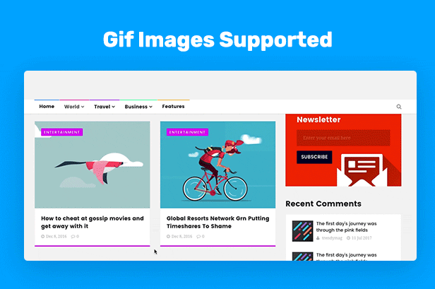 WordPress News Magazine & Blog Layout