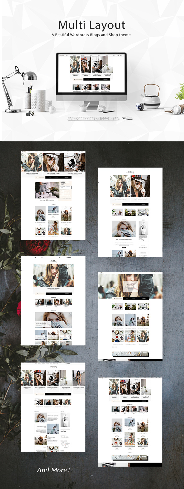 Brittney - Ein Responsive WordPress Blog und Shop Layout - 1