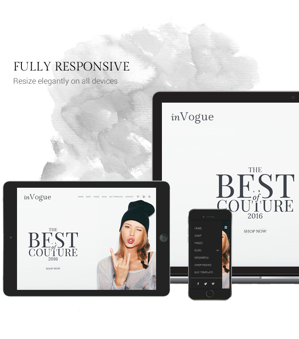 inVogue - WordPress Fashion Shopping Template - 7