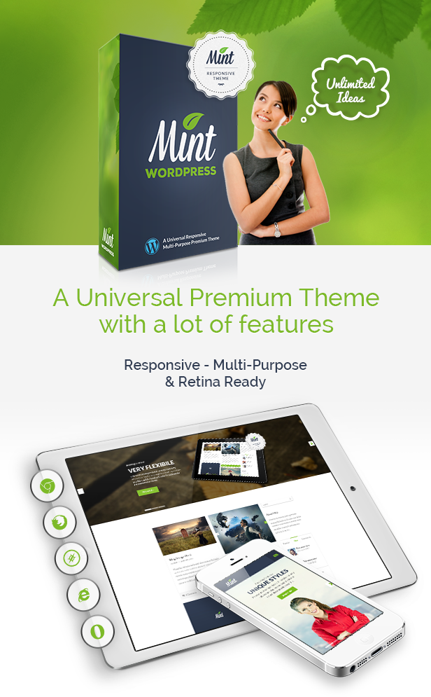 Mint - Responsives Mehrzweck-WordPress-Vorlage - 13