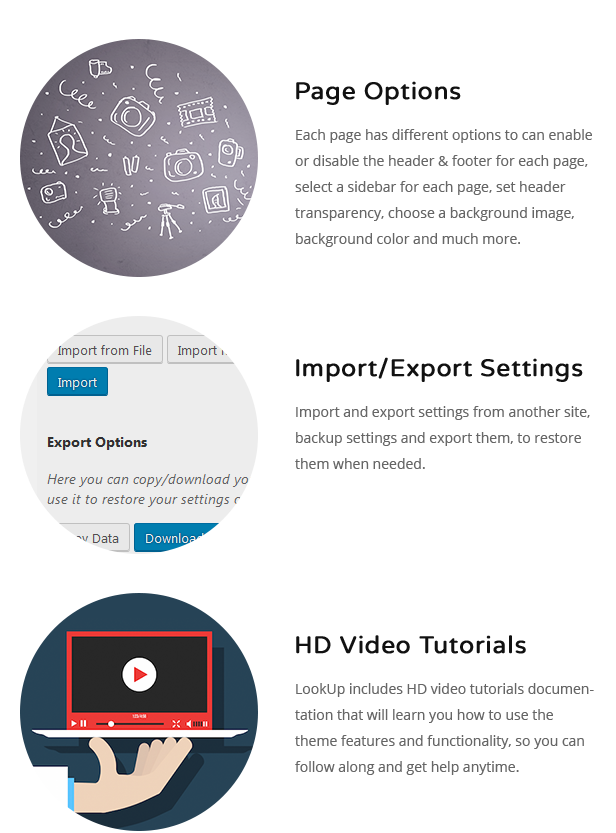 LookUp - Responsives Mehrzweck-WordPress-Template - 18