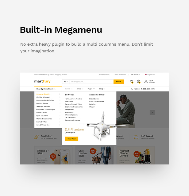 Martfury - WordPress-Layout für den WooCommerce-Marktplatz - 24