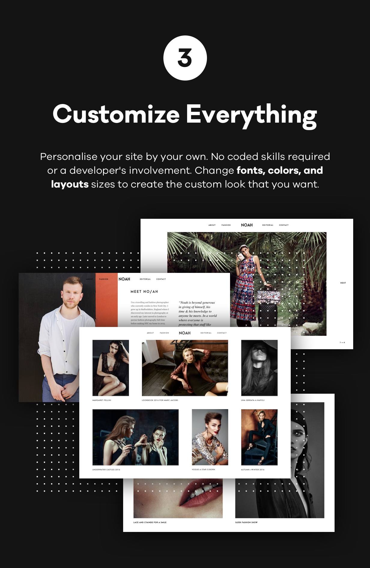 NOAH - Ein witziges Fotografie-WordPress-Template - 4