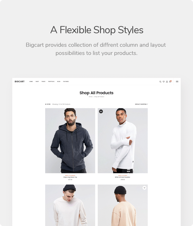 Bigcart - Sauberes, modernes WordPress-Layout für WooCommerce - 13