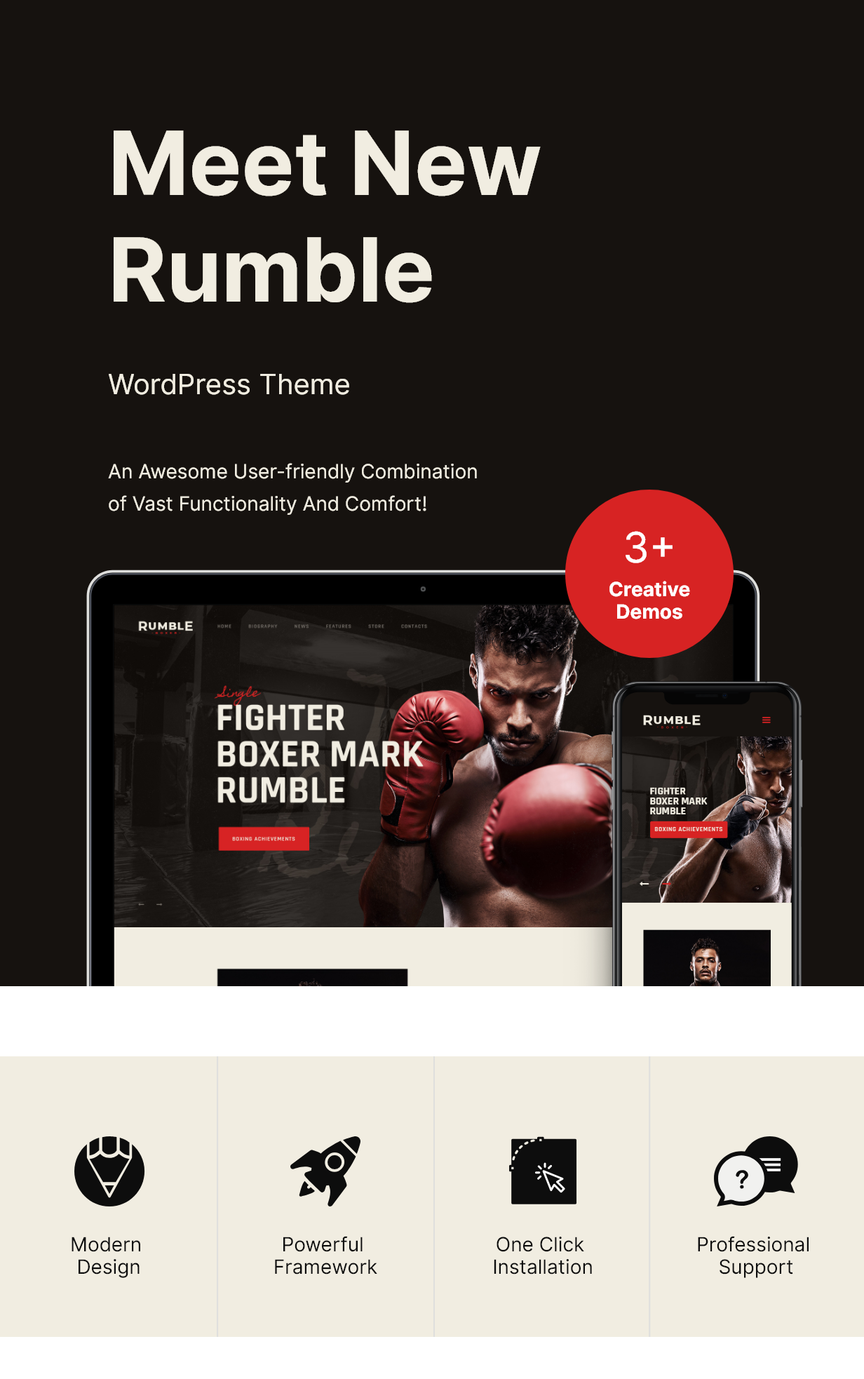 Rumble | Boxen & Mixed Martial Arts WordPress Layout - 2