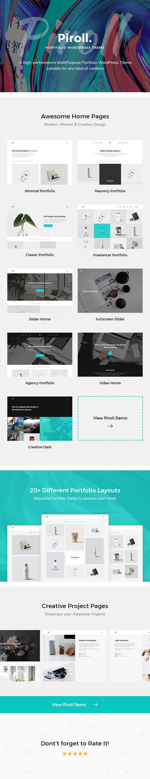 Piroll Layout Funktionen