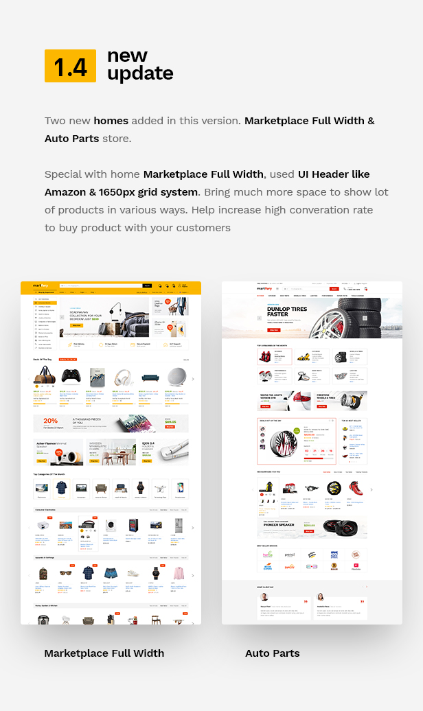 Martfury - WooCommerce Marketplace - WordPress-Layout - 8