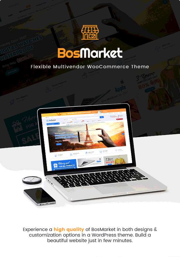 SW BosMarket - WooCommerce Vorlage