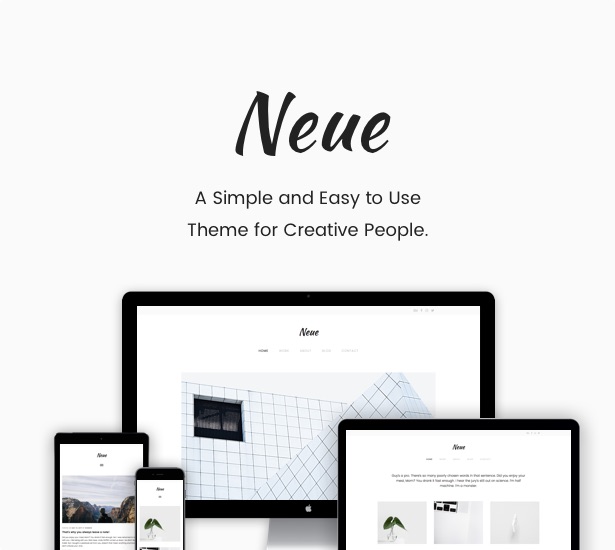 Neue - Ein einfaches Portfolio-Thema - 2