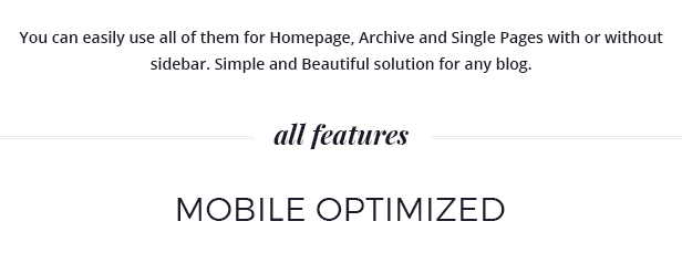 Ja, WordPress Template Beschreibung