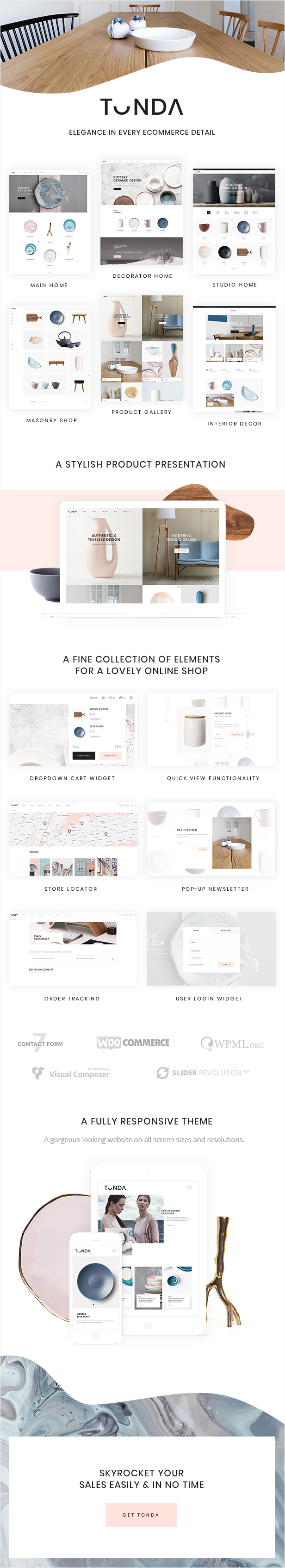 Tonda - Elegantes WooCommerce-Vorlage - 1