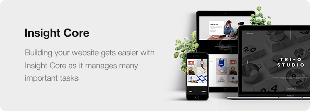 Innenarchitektur WordPress Layout - Insight Core