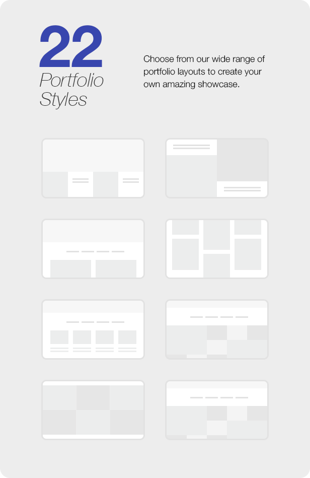 Innenarchitektur WordPress Layout - 22 Portfolio Styles