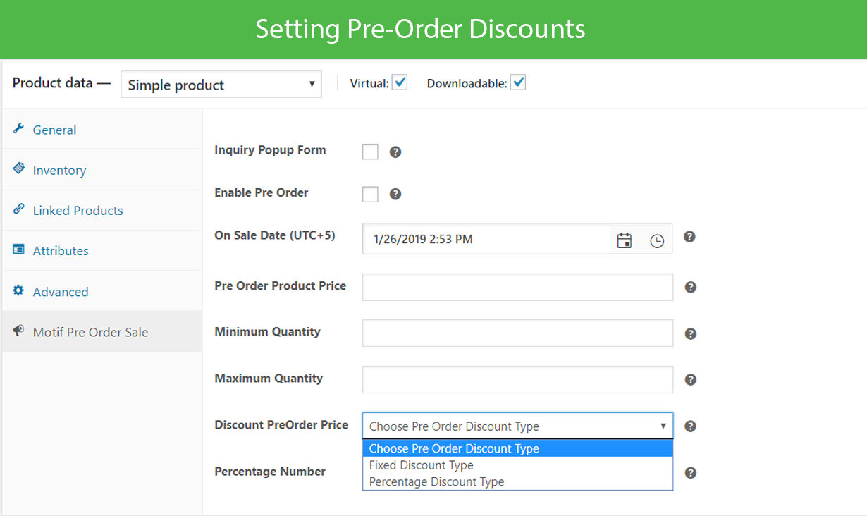 WooCommerce Pre-Order Sales