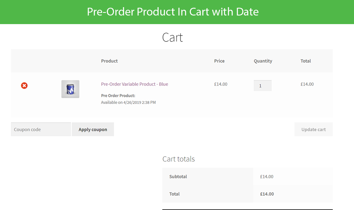 WooCommerce Pre-Order Sales