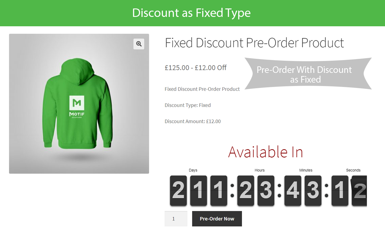 WooCommerce Pre-Order Sales