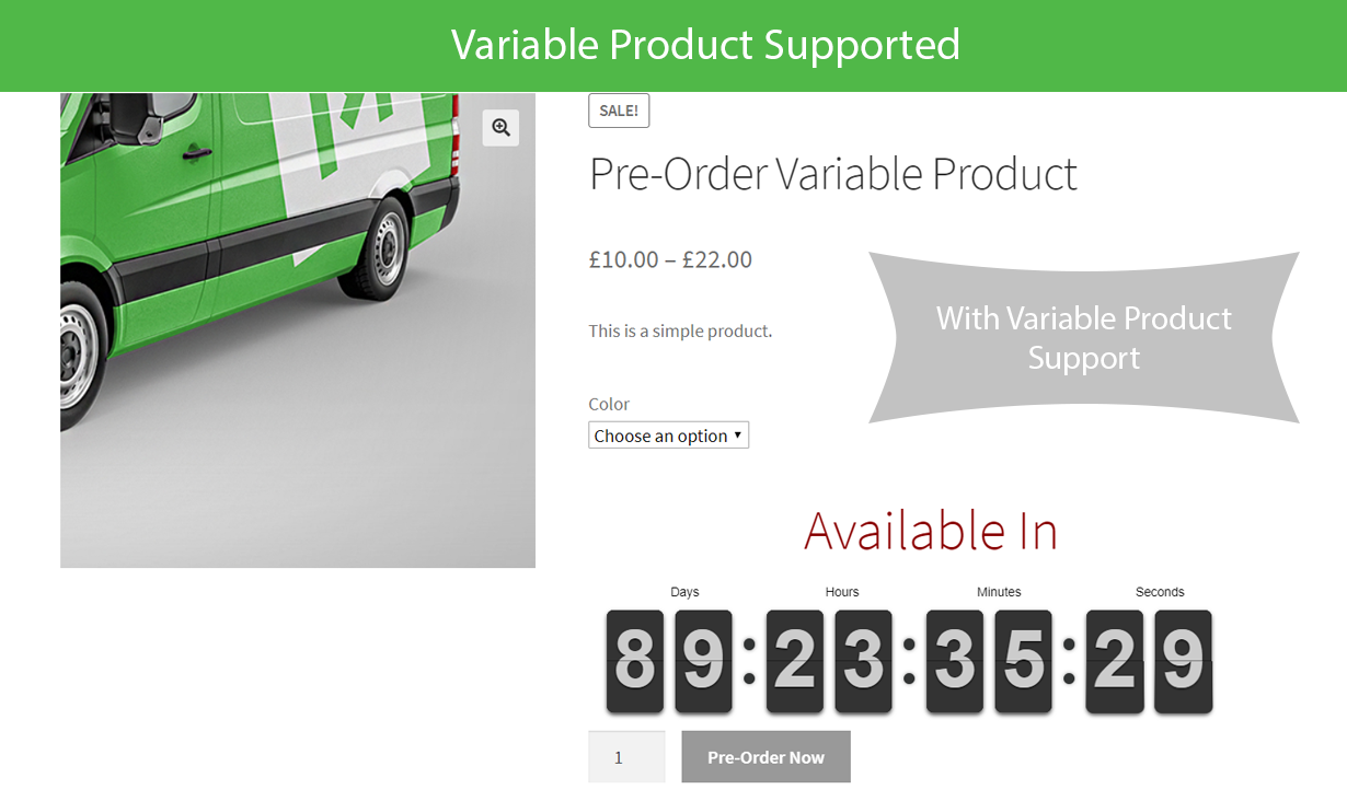 WooCommerce Pre-Order Sales