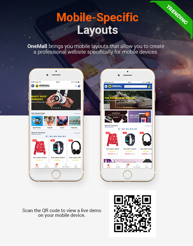SW OneMall - WooCommerce Layout