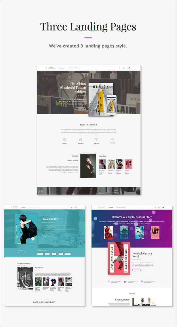 Pustaka - WooCommerce Vorlage für Buchladen - 6