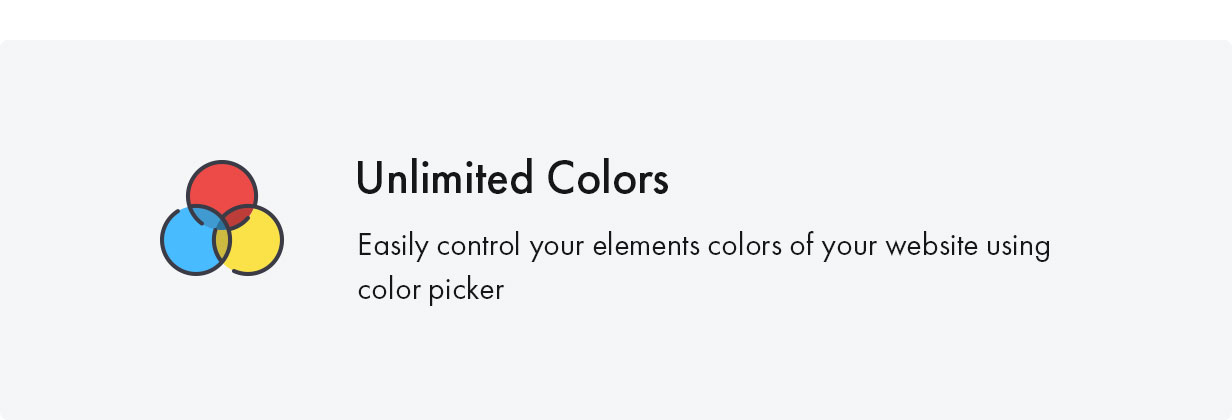 Konte WordPress Layout ist unbegrenzt Farben