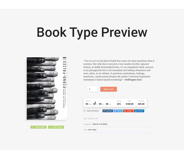 Livre - WooCommerce Template für Buchhandlung - 9