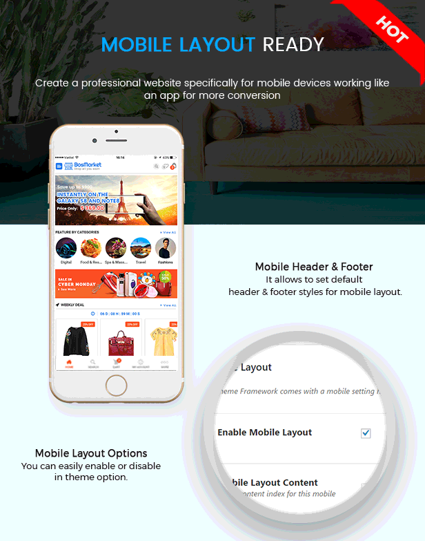 SW BosMarket - WooCommerce Vorlage
