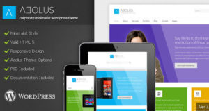 Aeolus – Corporate Minimalist WordPress Template