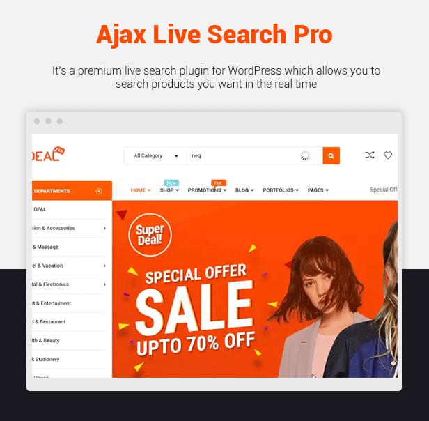 SW HotDeal - WooCommerce Vorlage