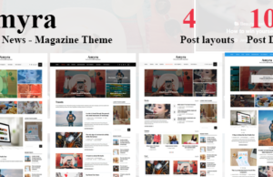 Amyra – Sauberer WordPress-Blog / Nachrichten / Magazin-Thema