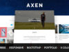 Axen - Persönliches Portfolio WordPress Layout