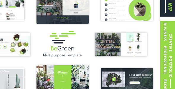 BeGreen - Mehrzweck-WordPress-Layout für Pflanzer ...