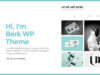 Berk - Minimales Portfolio-WordPress-Layout