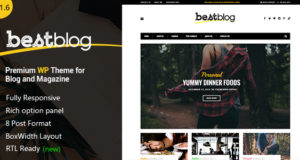 BestBlog – Responsive WordPress Blog Vorlage