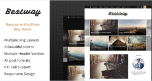 Bester Weg – Responsive WordPress Blog Vorlage