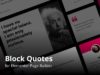 Blockquotes für Elementor Page Builder