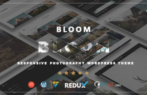 Bloom – Responsive Fotografie / Portfolio WordPress Template
