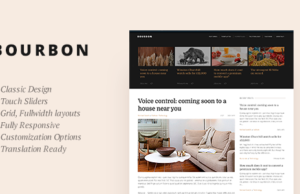 Bourbon – Responsives WordPress-Blog-Layout