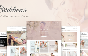 Brideliness – Hochzeitsshop WordPress WooCommerce Layout