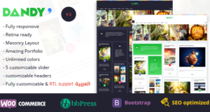 Dandy – Sauberes und modernes WordPress-Template