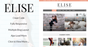 Elise – Wunderbarer WordPress Blog und Magazin
