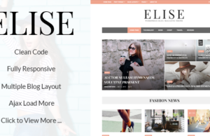 Elise – Wunderbarer WordPress Blog und Magazin