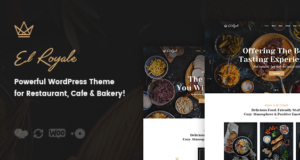 Elroyale – Restaurant & Cafe WordPress Vorlage